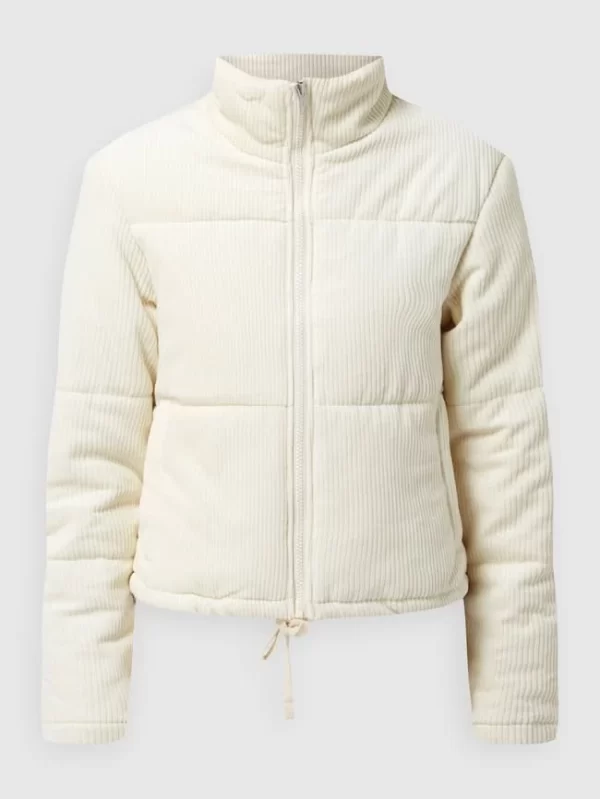 URBAN CLASSICS Jacke In Cord-Optik Modell ‘Puffer’ – Ecru 3