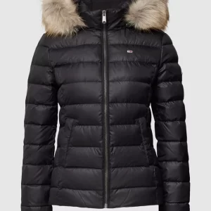 Tommy Jeans Steppjacke Mit Brand-Stitching Modell ‘BASIC HOODED DOWN JACKET’ – Schwarz 9