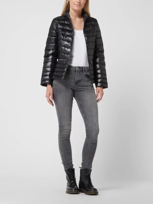 Beaumont Amsterdam Light-Daunenjacke Mit Stehkragen – Schwarz 1