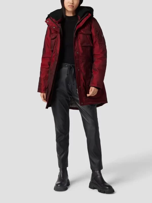 Wellensteyn Funktionsjacke Mit Label-Patch Modell ‘Schneezauber’ – Dunkelrot 1