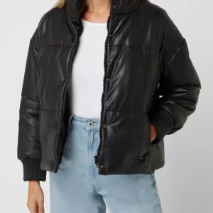 Studio AR Steppjacke Aus Leder Modell ‘Mariana’ – Schwarz 13