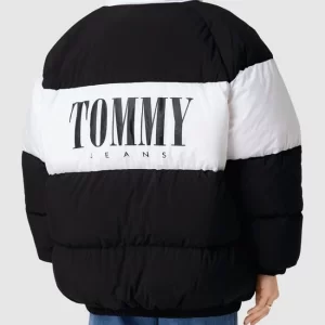 Tommy Jeans Daunenjacke Mit Label-Details – Schwarz 15