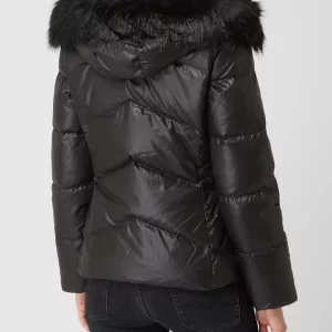 Calvin Klein Womenswear Daunenjacke Mit Abnehmbarer Kapuze – Schwarz 15