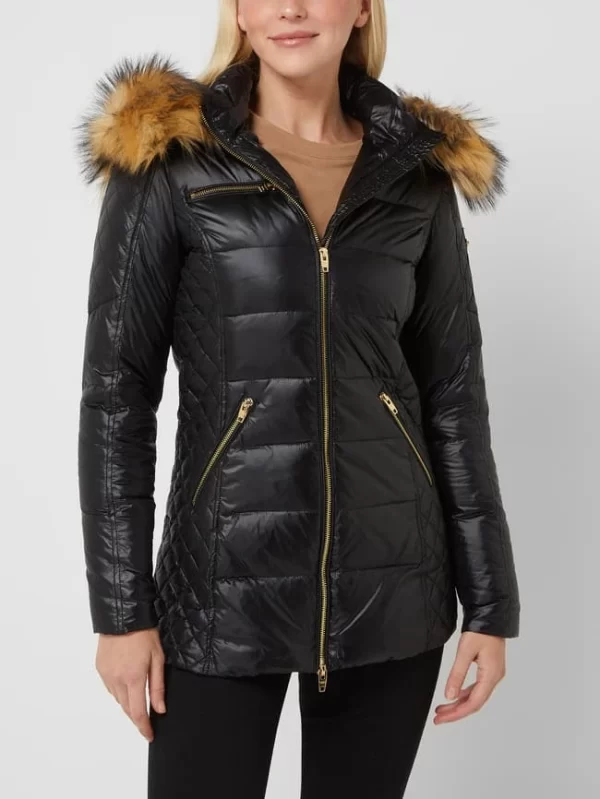ROCKANDBLUE Daunenjacke Mit Webpelz Modell ‘Eve’ – Schwarz 5