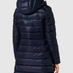 Blauer Usa Daunenjacke Mit Label-Patch – Dunkelblau 15