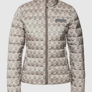 Guess Activewear Steppjacke Mit Allover-Muster Modell ‘EIREEN’ – Hellgrau 9