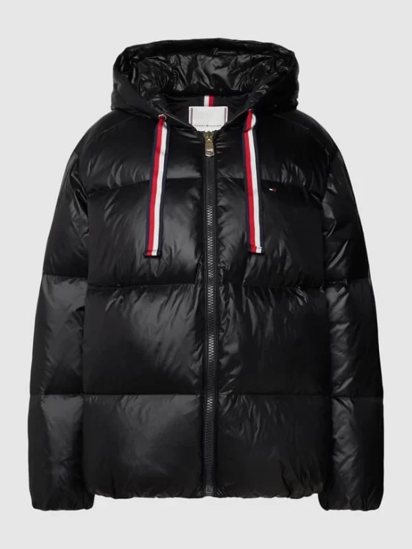 Tommy Hilfiger Daunenjacke Mit Kapuze – Schwarz 3
