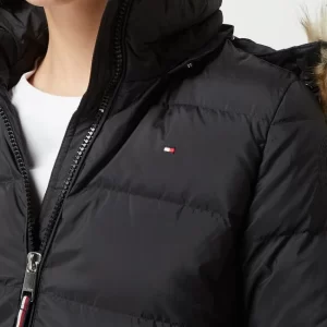 Tommy Hilfiger Daunenjacke Mit Webpelz – Schwarz 11