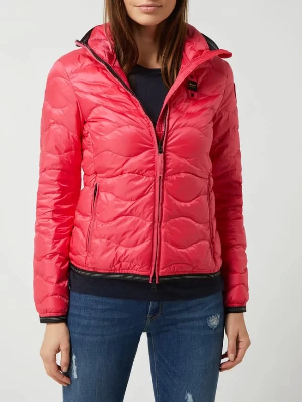 Blauer Usa Daunenjacke Mit Kapuze – Pink 5
