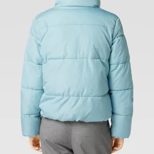 Vila Steppjacke Mit Stehkragen – Bleu Meliert 15