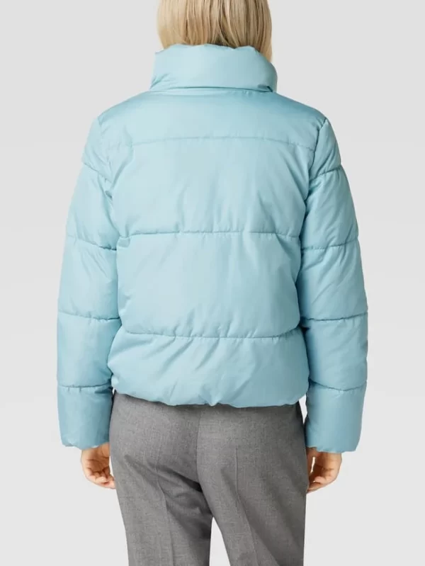 Vila Steppjacke Mit Stehkragen – Bleu Meliert 6