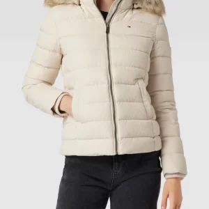 Tommy Jeans Steppjacke Mit Brand-Stitching Modell ‘BASIC HOODED DOWN JACKET’ – Sand 13