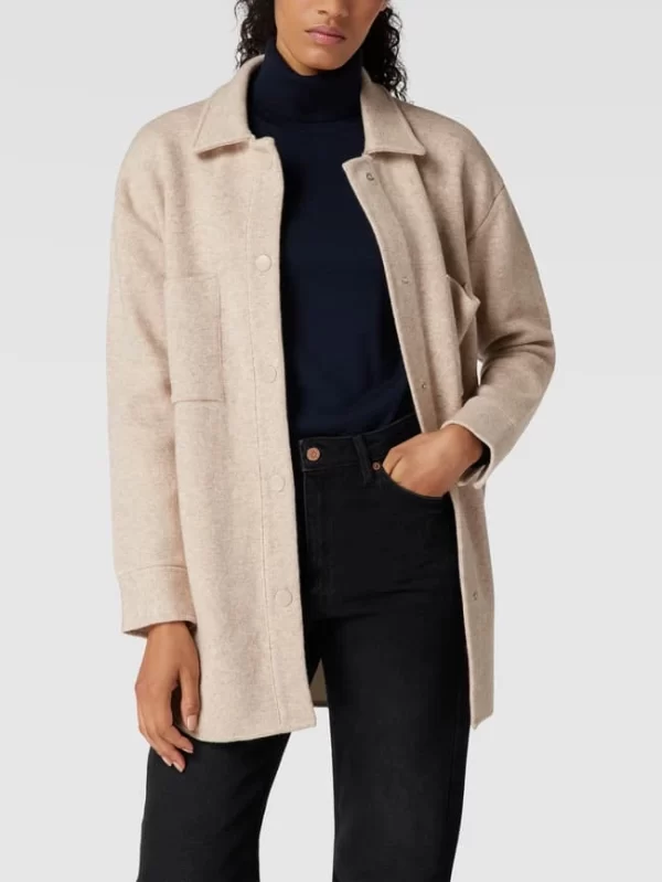 Armedangels Hemdjacke Mit Umlegekragen Modell ‘ALMARAA’ – Sand Meliert 5