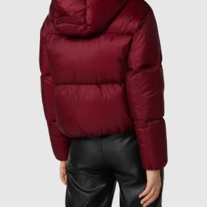 Tommy Hilfiger Daunenjacke Mit Label-Details – Bordeaux Rot 15