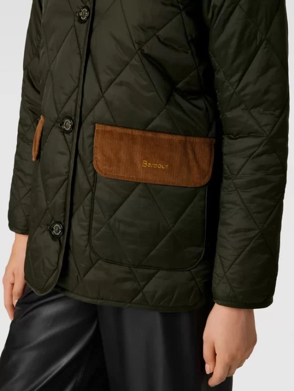 Barbour Steppjacke Mit Umlegekragen Modell ‘BRAGAR QUILT’ – Olivgrün 4