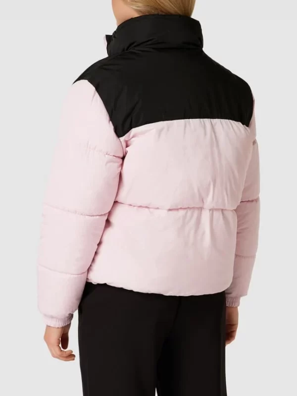 KARL KANI Steppjacke Mit Label-Stitching Modell ‘RETRO’ – Rosa 6