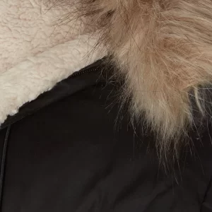 Lauren Ralph Lauren PLUS SIZE Daunenjacke Mit Webpelz – Schwarz 16