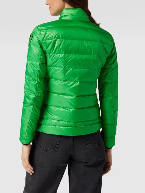 Blauer Usa Daunenjacke Mit Brand-Detail – Grün 6