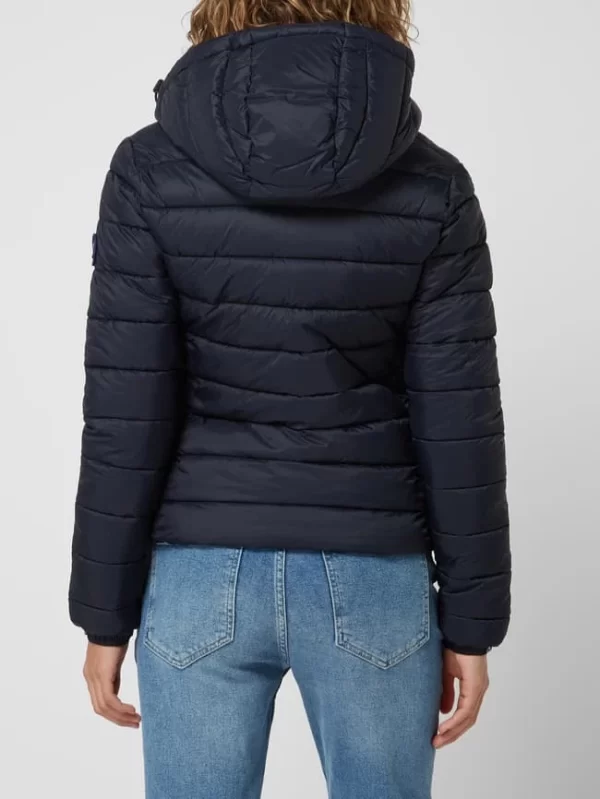 Superdry Steppjacke Mit Abnehmbarer Kapuze – Marineblau 6