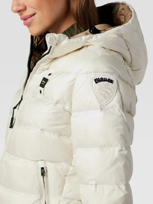 Blauer Usa Daunenjacke Mit Kapuze – Offwhite 4