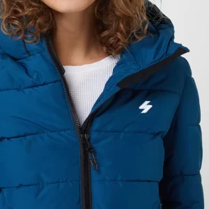 Superdry Steppjacke Mit Label-Stitching Modell ‘SPIRIT’ – Petrol 11