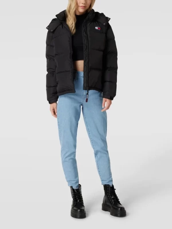 Tommy Jeans Daunenjacke Mit Label-Patch Modell ‘Alaska’ – Schwarz 1