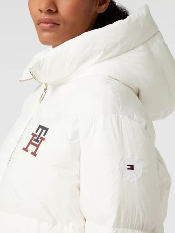 Tommy Hilfiger Daunenjacke Mit Label-Details – Ecru 4