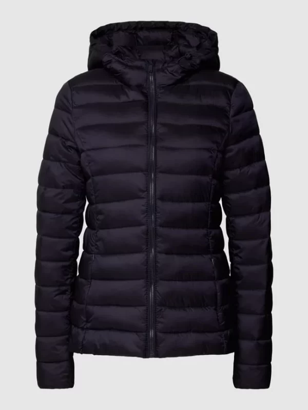 Montego Steppjacke Mit Kapuze Und Reißverschlusstaschen – Dunkelblau 3