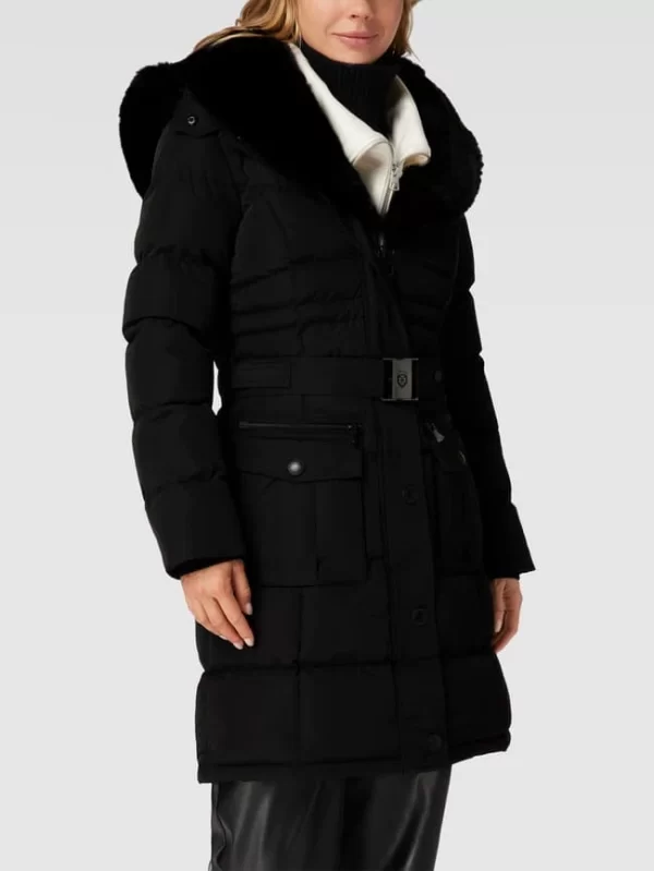 Wellensteyn Steppjacke Mit Taillengürtel Modell ‘OPIUM’ – Schwarz 5