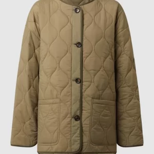 KARO KAUER EXKLUSIV Oversized Steppjacke Mit überschnittenen Schultern – Karo Kauer X P&C – Exklusiv Bei Uns – Schilf 9