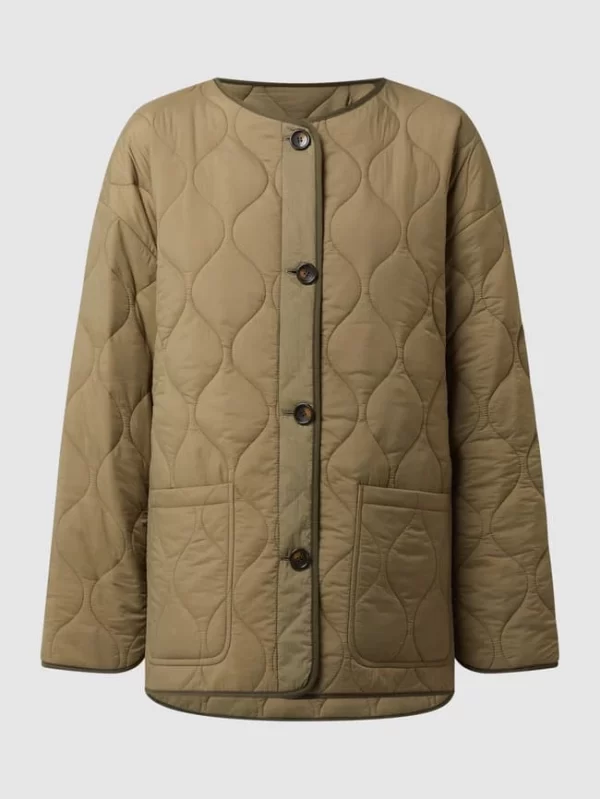 KARO KAUER EXKLUSIV Oversized Steppjacke Mit überschnittenen Schultern – Karo Kauer X P&C – Exklusiv Bei Uns – Schilf 3