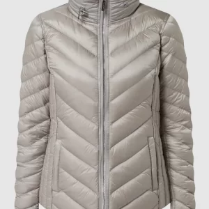 MICHAEL Michael Kors Light-Daunenjacke Mit Herausnehmbarer Kapuze – Silber 10