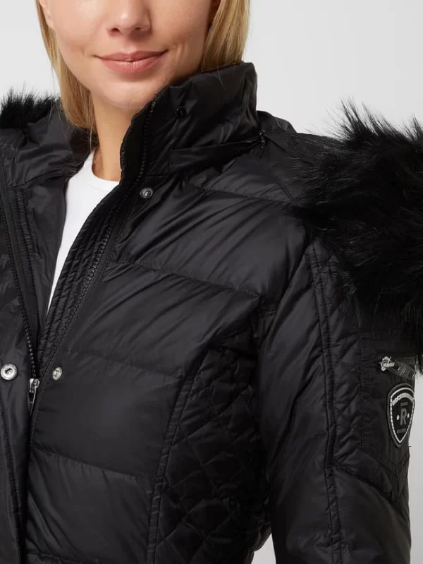 ROCKANDBLUE Daunenjacke Mit Webpelz Modell ‘Beam’ – Schwarz 4