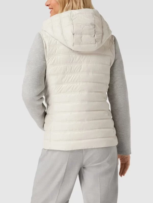Christian Berg Woman Selection Steppjacke Mit Jersey-Arm Und Kapuze – Offwhite 6