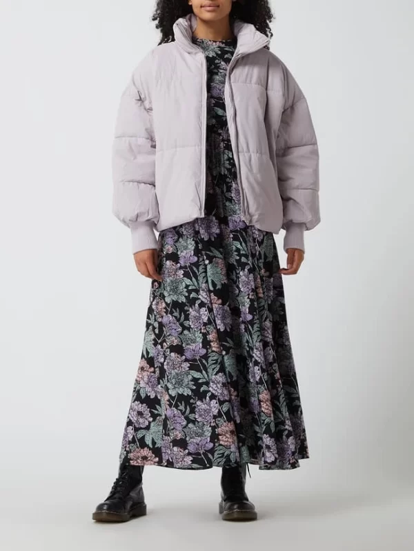 REVIEW Steppjacke Mit Wattierung – Flieder 1
