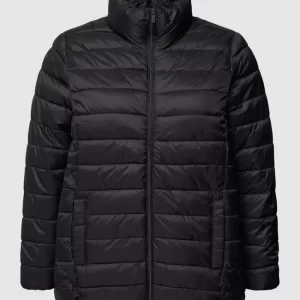 KAFFE Curve PLUS SIZE Steppjacke Mit Stehkragen Modell ‘KCLORANA’ – Schwarz 9