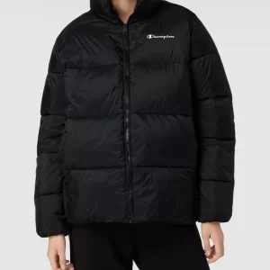 CHAMPION Steppjacke Mit Label-Print – Schwarz 13