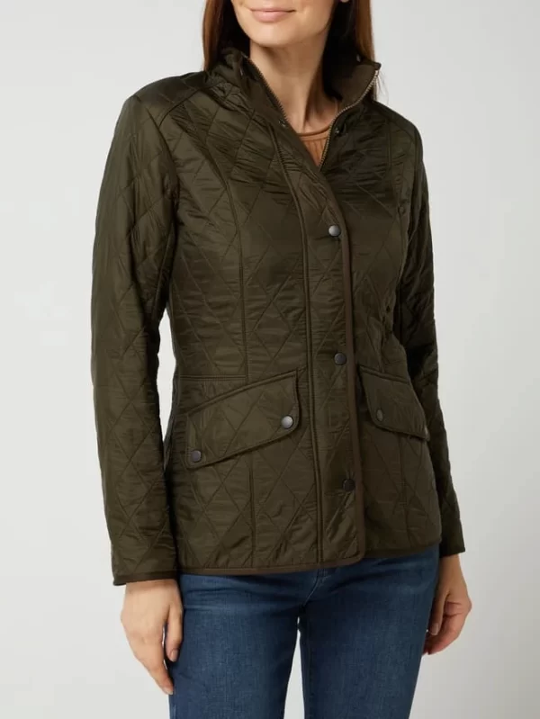 Barbour Steppjacke Mit Fleecefutter Modell ‘Cavalry’ – Olivgrün 5