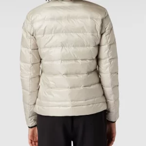Blauer Usa Daunenjacke In Stepp-Optik – Silber 15