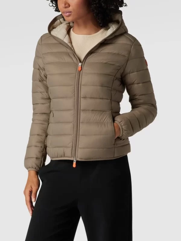 SAVE THE DUCK Steppjacke Mit Kapuze Modell ‘Daisy’ – Taupe 5