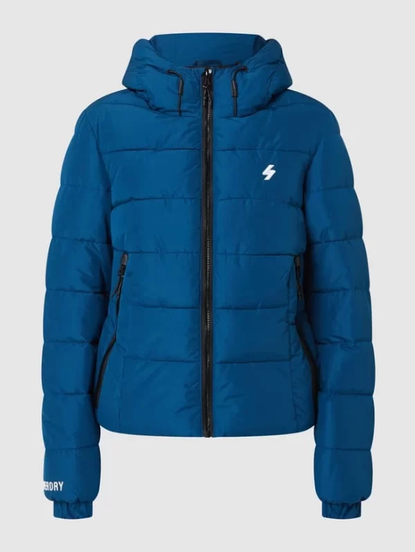 Superdry Steppjacke Mit Label-Stitching Modell ‘SPIRIT’ – Petrol 3