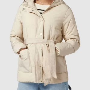 Pieces Steppjacke Mit Eingrifftaschen – Sand 13