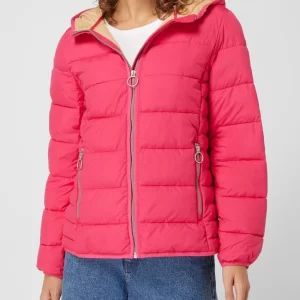 Edc By Esprit Steppjacke Mit Kapuze – Pink 13