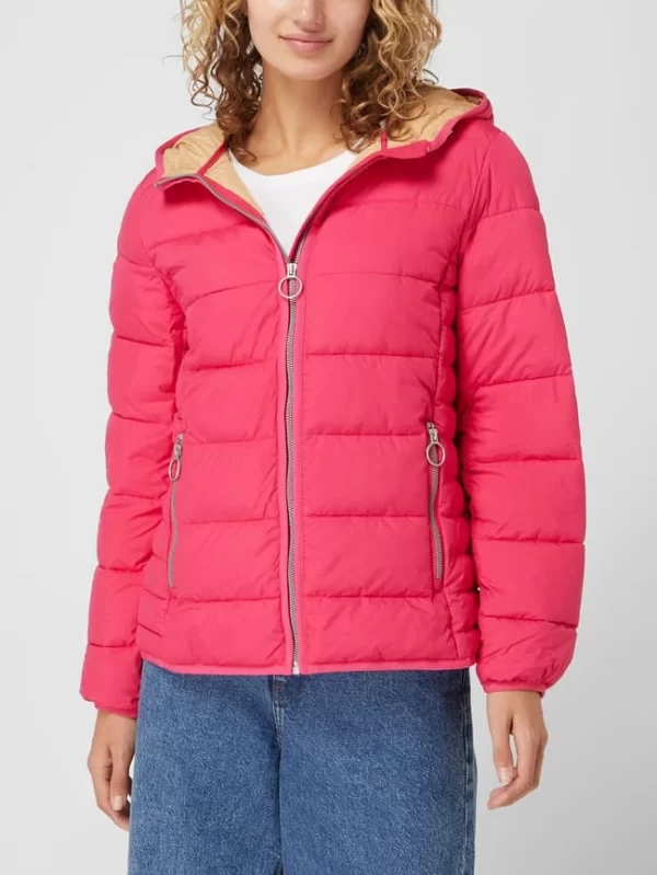 Edc By Esprit Steppjacke Mit Kapuze – Pink 5