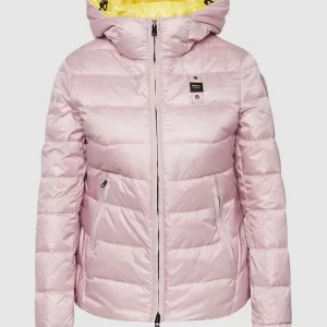 Blauer Usa Daunenjacke In Stepp-Optik – Flieder 9