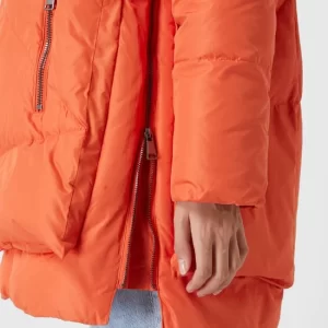 White Label Daunenjacke Mit Kapuze – Rostrot 11