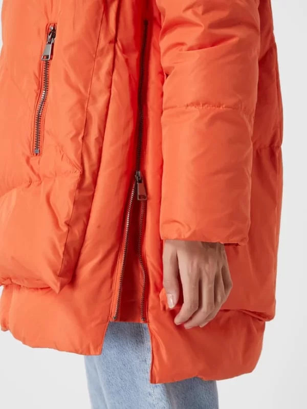 White Label Daunenjacke Mit Kapuze – Rostrot 4