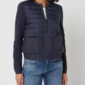 S.Oliver BLACK LABEL Daunenjacke Mit Stehkragen – Marineblau 13