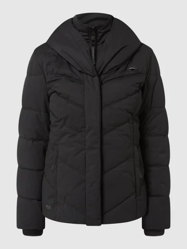 Ragwear Steppjacke Mit Kapuze Modell ‘Natesa’ – Wasserdicht – Schwarz 3