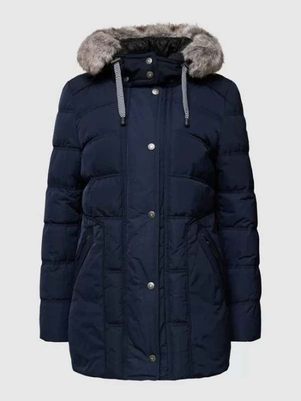 Gil Bret Steppjacke Mit Abnehmbarer Kapuze – Marineblau 3